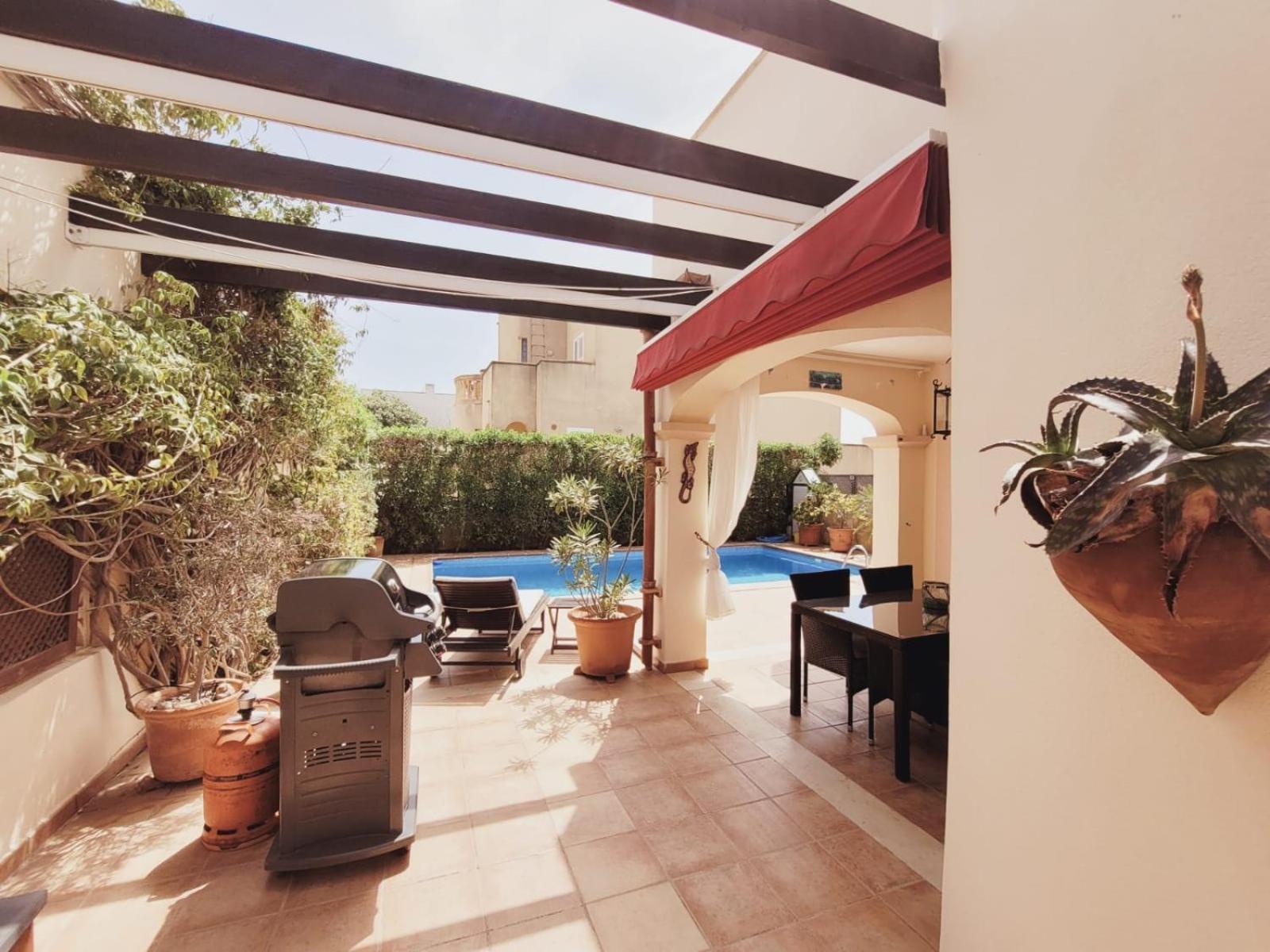 Ferienhaus Casa Yelmo Cala Mandia  エクステリア 写真