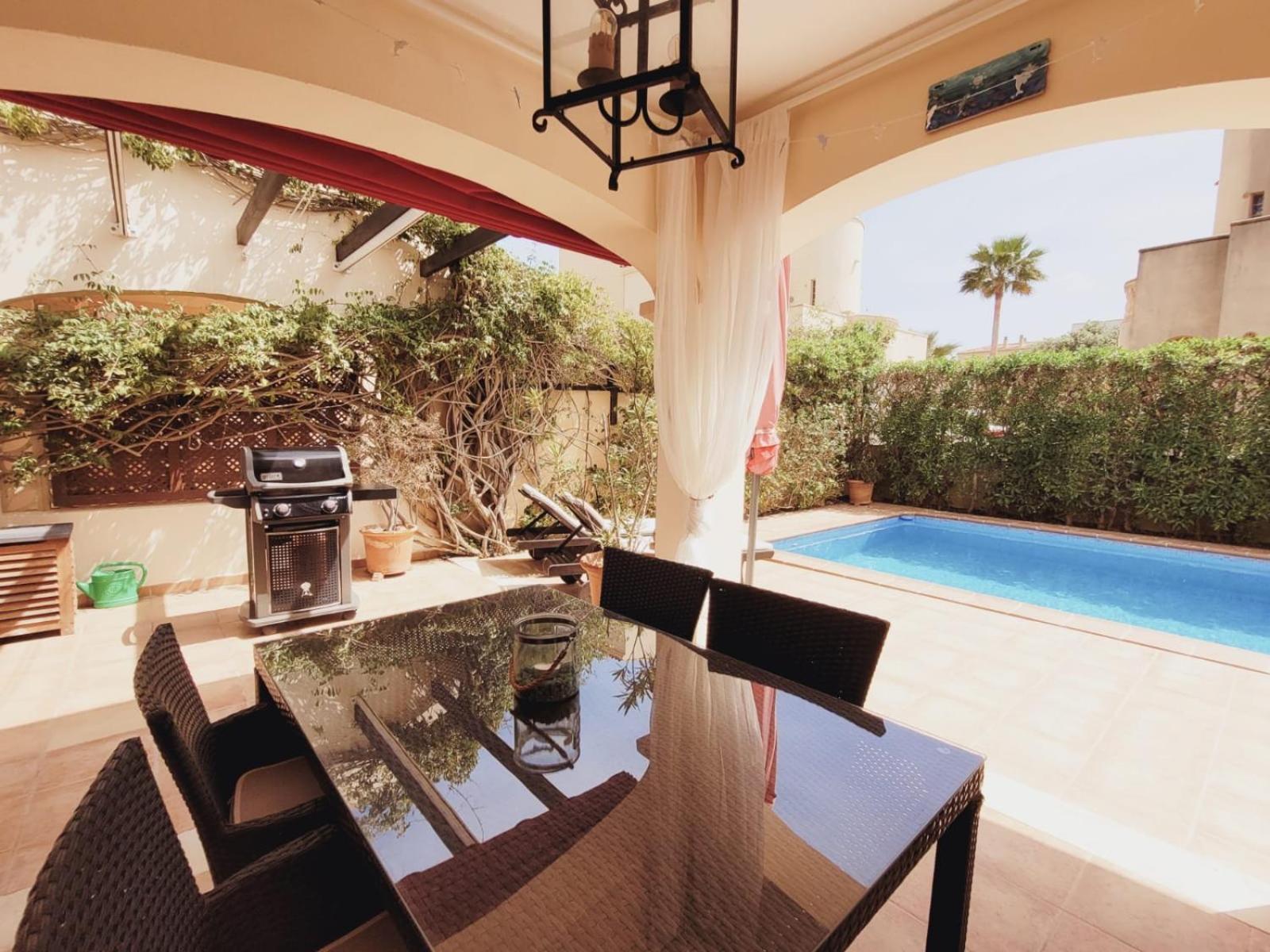 Ferienhaus Casa Yelmo Cala Mandia  エクステリア 写真
